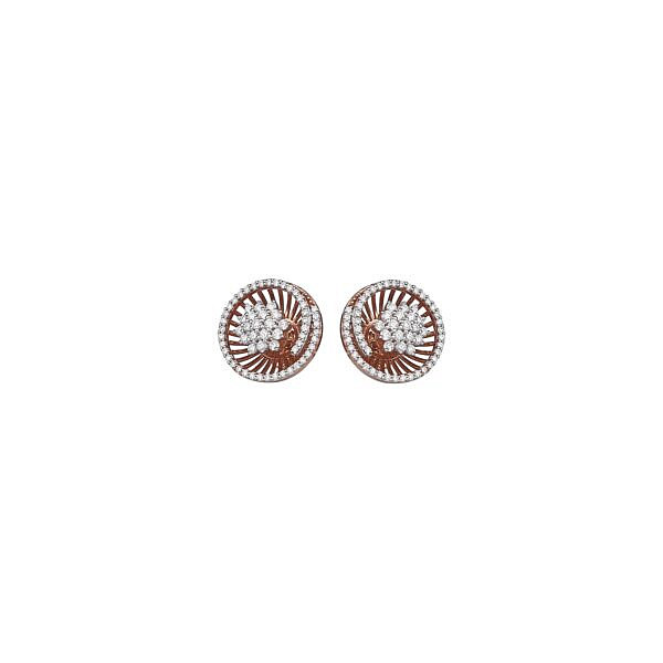 Floweret Contemporary Diamond Earrings